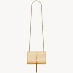 KATE TASSEL SMALL IN METALLIC LEATHER | Yves Saint Laurent (YSL)