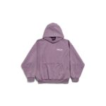 Hoodie Political Campaign Fit Medium for Men in Violet Unwashed | Balenciaga