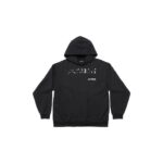 Hoodie Hand-drawn Balenciaga Fit Medium for Men in Black | Balenciaga